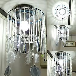 玄関/入り口/間接照明/Dreamcatcher/DIY/天井飾り...などのインテリア実例 - 2016-01-18 05:03:27