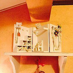 壁/天井/貝のブレスレット/ぞうさんのアロマキャンドル/天井に近い/ホワイトインテリア...などのインテリア実例 - 2016-03-09 12:23:11