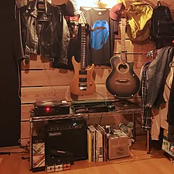 棚/guitar/DIY/industry/ハンドメイド...などのインテリア実例 - 2017-02-09 21:13:45
