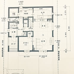 部屋全体/新築記録/間取り図1F/新築建築中/新築...などのインテリア実例 - 2019-04-26 20:34:40