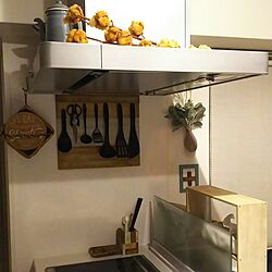 IH周り/natural kitchen &/DIY棚/マンション/DIY...などのインテリア実例 - 2017-06-28 23:02:33