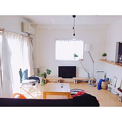 部屋全体/床DIY/IKEA/ディスプレイ/賃貸でも諦めない！...などのインテリア実例 - 2017-04-03 09:07:31