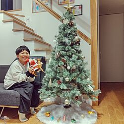 リビング/クリスマス/クリスマスツリー/サンタさんのインテリア実例 - 2023-12-10 23:07:43