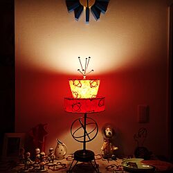 ベッド周り/ランプ/shade lamp/mid century/50s...などのインテリア実例 - 2016-09-15 17:58:06