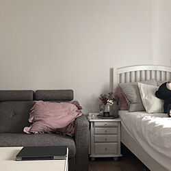 6畳1K/IKEA/ニトリ/一人暮らし/ベッド周り...などのインテリア実例 - 2020-03-02 22:45:46