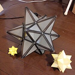 リビング/折り紙/星型ライトのインテリア実例 - 2014-05-24 18:21:32
