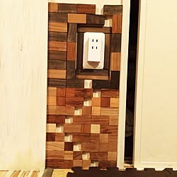 バス/トイレ/バスでもトイレでもない/DIY/ダイソー/工作木材...などのインテリア実例 - 2014-10-10 22:41:53