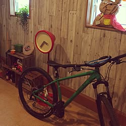 玄関/入り口/自転車/土間玄関/アウトドア用品/観葉植物...などのインテリア実例 - 2016-09-11 08:43:26