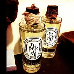 diptyque/ディプティック/ディプティックのルームフレグランス/瓶♡/フランスアンティーク雑貨...などのインテリア実例 - 2014-05-14 22:18:07