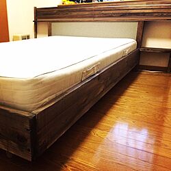 ベッド周り/ベッド/DIYのインテリア実例 - 2015-08-04 19:51:51