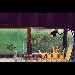 キッチン/出窓/ゆうぐれどき/間接照明のインテリア実例 - 2014-09-16 16:19:30