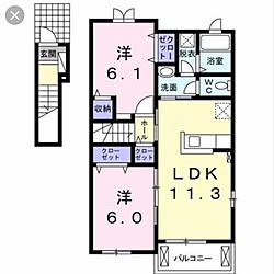 賃貸アパート/2LDK/大東建託/部屋全体のインテリア実例 - 2019-05-15 12:58:46