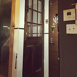 玄関/入り口/木製ドアのインテリア実例 - 2016-04-03 19:11:41