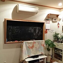 リビング/黒板ペイント/DIYのインテリア実例 - 2014-05-17 21:09:14