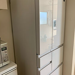 SHARPの冷蔵庫/モノトーン/キッチンのインテリア実例 - 2020-04-22 11:43:07