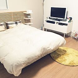 ベッド周り/ニトリ/IKEA/照明/ベッドのインテリア実例 - 2014-12-18 19:24:57