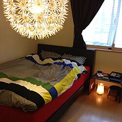 ベッド周り/IKEA/照明/ベッドのインテリア実例 - 2012-12-02 16:07:20