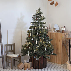 2022クリスマス/クリスマスディスプレイ/クリスマスツリー150cm/クリスマスツリー/3COINS...などのインテリア実例 - 2022-11-15 10:41:50