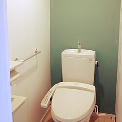 バス/トイレ/DIY/トイレの壁 塗り替えのインテリア実例 - 2016-06-17 12:51:28