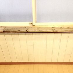 リビング/窓の下/DIY/板壁のインテリア実例 - 2013-07-05 18:46:43