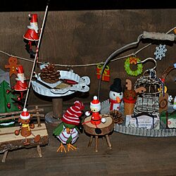 クリスマス/セリア/ナチュキチ/雑貨/手作りトランク...などのインテリア実例 - 2013-11-27 15:36:13