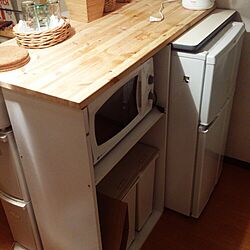 キッチン/ゴミ箱/収納/IKEA/DIY...などのインテリア実例 - 2014-03-27 21:15:06