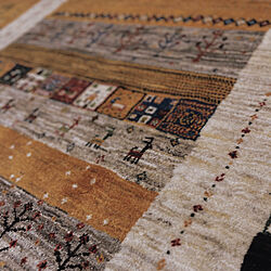 ギャッベ/冬の模様替え/tribal rug/手織り絨毯/ペルシャ絨毯...などのインテリア実例 - 2023-12-05 14:18:22