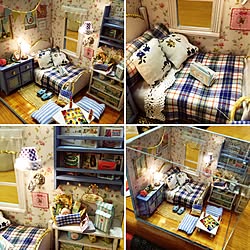 部屋全体/部屋じゃないけど…/カントリー風/ミニチュアハウス/ミニチュア部屋...などのインテリア実例 - 2016-02-07 17:18:06