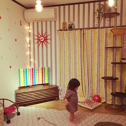 壁/天井/marimekko/kids room/子供部屋/北欧...などのインテリア実例 - 2015-03-19 04:30:22