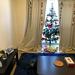 kotatsu/christmas tree/living room/IKEA/ニトリのインテリア実例 - 2019-12-24 14:10:03