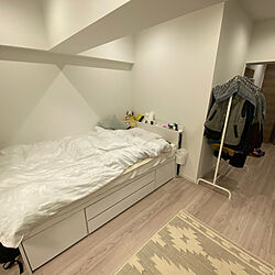 UNIQLO/IKEA/ベッド周りのインテリア実例 - 2020-03-22 23:38:28