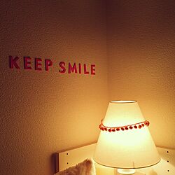 ベッド周り/KEEP SMILE/ホワイト大好きのインテリア実例 - 2014-11-04 02:24:14
