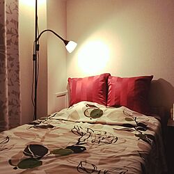 ベッド周り/IKEA/IKEA ライト/北欧 布/北欧...などのインテリア実例 - 2014-07-06 20:54:06