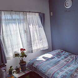 ベッド周り/アクセントクロス/寝室の壁/癒やしの空間❤︎/麻のリネン...などのインテリア実例 - 2024-05-18 08:53:33