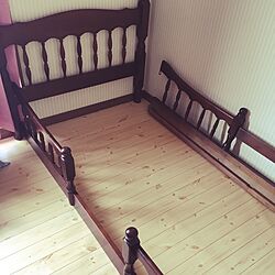 ベッド周り/Before/ベッド/子供部屋/DIY...などのインテリア実例 - 2016-06-12 16:55:18