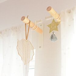 壁/天井/kokoni/子供部屋のカーテン/IKEAのカーテン/カーテンのインテリア実例 - 2016-12-03 00:45:09