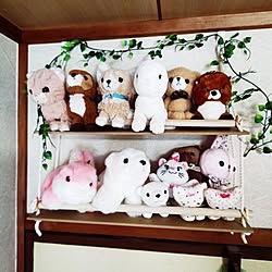 部屋全体/100均/セリア/ぬいぐるみ収納のインテリア実例 - 2023-10-01 11:38:37