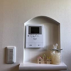 R壁/新築一戸建て/Myhome/マイホーム/R壁ニッチ...などのインテリア実例 - 2017-03-28 12:37:10