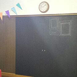 壁/天井/黒板/黒板DIY/引き戸のインテリア実例 - 2013-12-03 21:12:53