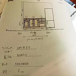 キッチン/IKEA/食器棚/建築中/背面収納のインテリア実例 - 2017-02-27 22:45:45