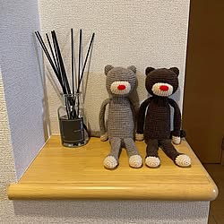 ディフューザー/猫のいる暮らし/ぬいぐるみ手作り/ハンドメイド/両面テープで固定...などのインテリア実例 - 2022-08-22 12:08:06