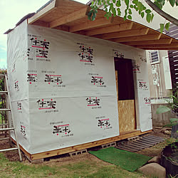 壁/天井/小屋DIY /庭　小屋DIYのインテリア実例 - 2022-07-10 17:44:49