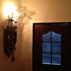 玄関/入り口/アンティーク/手作り/照明のインテリア実例 - 2013-12-28 19:44:46