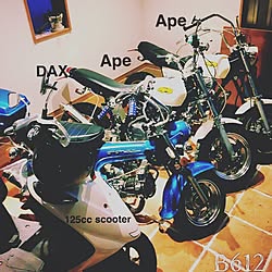 玄関/入り口/6畳玄関/テラコッタ タイル/125cc scooter/DAX...などのインテリア実例 - 2015-11-05 07:50:25