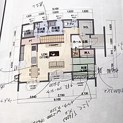 間取り1F/部屋全体/夢のマイホーム/新築一戸建て/5LDK...などのインテリア実例 - 2020-03-04 10:25:06