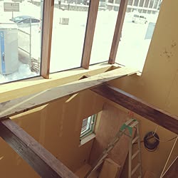 吹き抜け/建築中/建築記録/新築建築中/2階吹き抜けからの景色...などのインテリア実例 - 2016-12-25 14:40:41