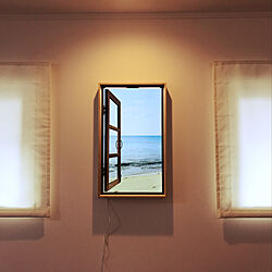 カリモク家具/宮古島の海/Atmoph Window 2/リビングのインテリア実例 - 2020-11-29 12:49:42