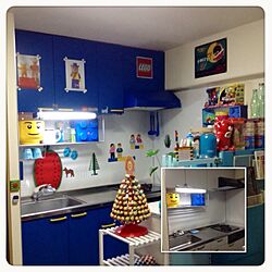 キッチン/オタク部屋/レゴ/LEGO/レゴ風...などのインテリア実例 - 2014-04-14 00:22:34