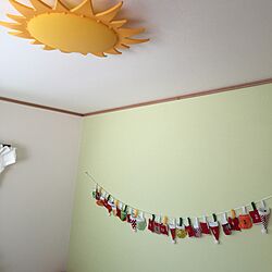 壁/天井/照明/IKEA/ニトリのクリスマス飾り/子供部屋...などのインテリア実例 - 2014-12-03 12:44:43
