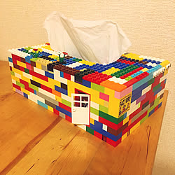 LEGO/LEGOブロック/ティッシュボックスケース/ティッシュボックスDIY/ティッシュBOX...などのインテリア実例 - 2021-01-22 22:45:29